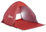 Outsunny Strandmuschel Wurfzelt Pop Up 200x150x119cm schnellaufbauend automatisch aus