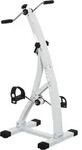 HOMCOM Heimtrainer Bewegungstrainer Pedaltrainer f&uuml;r Senioren, Stahl, Wei&szlig;,