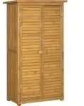 Outsunny Gartenschrank Holz Ger&auml;teschuppen Ger&auml;teschrank Werkzeugschrank...