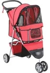 PawHut Hundewagen Mehrfarbiger Hundebuggy f&uuml;r Spazierg&auml;nge, leicht & faltbar, f&uuml;r