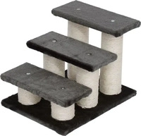 PawHut D30-016, PawHut Tiertreppe f&uuml;r Katzen und Hunde 3-Stufen Hundetreppe