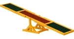 PawHut Hundewippe Agility Wippe f&uuml;r Hunde 180 x 30 x 30 cm, ideales Welpenspielzeug