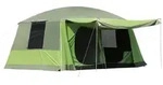 Outsunny Campingzelt Kuppelzelt Familienzelt f&uuml;r 4-8 Personen mit 2 Schlafkabinen,