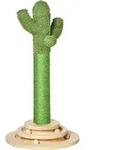 PawHut Katzen Kratzbaum Kaktus-Design 60cm aus Kiefernholz & Sisal Seil mit