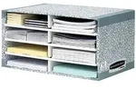 Sortierstation System 08750EU 49x26x31cm grau/wei&szlig; - grau/wei&szlig; - 49