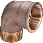Bogen 3092, 90&deg;, Rotguss R 1" x Rp 1