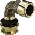 &Uuml;bergangsbogen Raxofix 5314 16mm x R 1/2", SC-Contur, Siliziumbronze