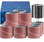 Schleifh&uuml;lsen-Set 13-tlg. Korund &Oslash; 30x30mm A40,60,80,150 mit Halter Schaft-&Oslash;...