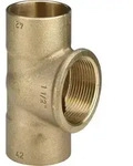 T-St&uuml;ck 94130G 28mm x Rp 1/2" x 28mm, Rotguss