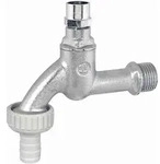 Auslaufventil 1733 DN 15, 1/2", matt verchromt, Schlauchverschraubung, Steckschl