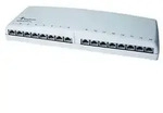 Patchpanel 16Ports Cat6A REG Schirm RAL9010 geschirmt 110x325x43,5mm