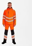 Safety Shelljacke, orange/anthrazit grau, Gr. L - grau - L