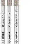 PRO Ceramic dry Bohrer-Set, 6 x 66, 6 x 66, 8 x 66 mm, 3-tlg.