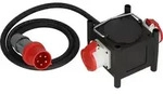 Kompakter Gummi-Stromverteiler BSV 3 2/32 IP44, 2m H07RN-F 5G6,0, 2x CEE 400V/32A