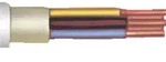 Kunststoff-Mantelleitung NYM-J, 5x 2,5mm2, 50m-Ring - grau