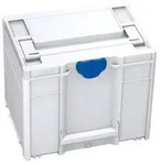 Systainer3 M 337 lichtgrau (RAL 7035) mit blauen T-Loc-Verschluss