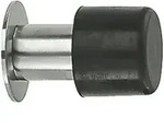 Wandt&uuml;rstopper, mit Pufferkappe, 38 3880,&Oslash; 40mm,L 120mm, edelstahl
