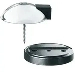 Bodent&uuml;rst., 38 3884,H 20mm,&Oslash; 70mm, mit Verdrehsicherung, Aluminium, F1 eloxiert
