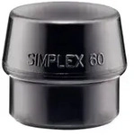 SIMPLEX-Einsatz, Gummikomposition, schwarz | D=60 mm | 3202.060