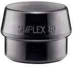 SIMPLEX-Einsatz, Gummikomposition, schwarz | D=80 mm | 3202.080