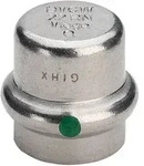 Verschlusskappe Sanpress Inox 2356 28mm, Stahl nichtrostend, SC-Contur