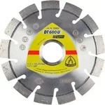 Diamanttrennscheibe DT 600 U, 115 x 2,4 x 22,23mm 13 Segmente 20 x 2,4 x 9mm