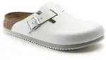 Clog Boston Super Grip, Naturleder, wei&szlig;, Weite normal, Gr&ouml;&szlig;e 40 - weiss - 40