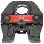 Pressbacke M 3gliedrig 54mm - schwarz