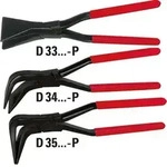 Falzzange 45&deg; gebogen (PVC-beschichtete Griffe) D341-60-P