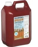 Holzanstrich 5 l, braun Kunststoff-Kanister - braun