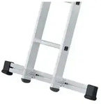 Quertraverse Stehleiter L 1000mm gerade Kunststoff-Fu&szlig;kappen, Holm H 42-98mm -