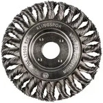 BR 600 Z Rundb&uuml;rste gezopft einreihig, 178 x 14 mm, Gewinde M 14 0,5 Stahl