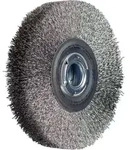 POS Rundb&uuml;rste breit ungezopft RBU &Oslash;200x38xvariable Bohrung Stahl-Draht-&Oslash;0,30