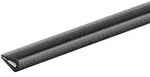Kantenschutzprofil, Weich-PVC, schwarz, LxBxH 1500 x 10 x 7 mm