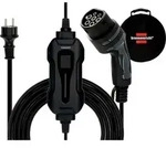 Tragbares EV Ladeger&auml;t Typ 2 Schutzkontakt 2,3KW mit 8m Kabel