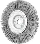 Rundb&uuml;rste schmal ungezopft RBU &Oslash;100x12x12 mm Bohrung SiC-Filament-&Oslash;0,90...
