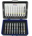 1/4" Bit Box mit markierten Bits 18-teilig