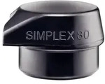 SIMPLEX-Einsatz, Gummikomposition, schwarz, mit Standfu&szlig; | D=80 mm | 3202.280