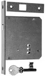 Schiebet&uuml;rschloss 138 B,mit Zirkelriegel,BB,D55,F20x151ktg,Si