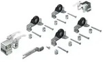 MB-Schiebet&uuml;rbeschl&auml;ge-Set,TopLine 1,45076, 2-T.,f&uuml;r einliegende T&uuml;ren,50kg