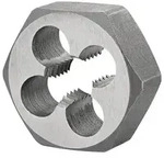 Sechskant-Schneideisen HSS M Unbeschichtet F302M8, M8 6g
