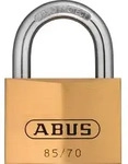 AV-Vorhangschloss 85/70 Lock-Tag, Messing massiv