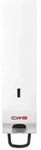 Seifenspender Paradise Cream Slim vormontiert mit Panel, wei&szlig;, Kunststoff
