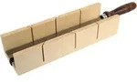Schneidlade mit Feins&auml;ge 300x57x40mm