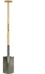 Bauspaten mit T-Stiel 90cm, Blattma&szlig; 280 x 170mm - silber