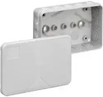 Abzweigkasten IP55 2,5mm2 130x85x37mm gr Kst uni halogenfrei