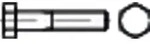 Sechskantschraube mit Schaft DIN 931 Stahl 8.8 galvanisch verzinkt M14 x 140mm