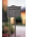 Briefkastenst&auml;nder Universal 150 schwarz - schwarz