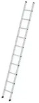 Anlegeleiter 10 Sprossen, Aluminium, L 3000mm, B 350mm, AH 4100mm