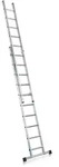 Schiebeleiter 2 x 10 Sprossen, L eingef. 2.930mm, L ausgef. 4.900mm - silber